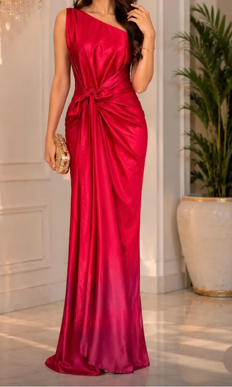 Valentina One Shoulder Gown